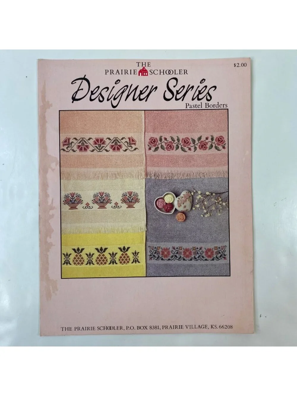 The Prairie Schooler Designer Series Pastel Borders Cross Stitch Pattern Booklet